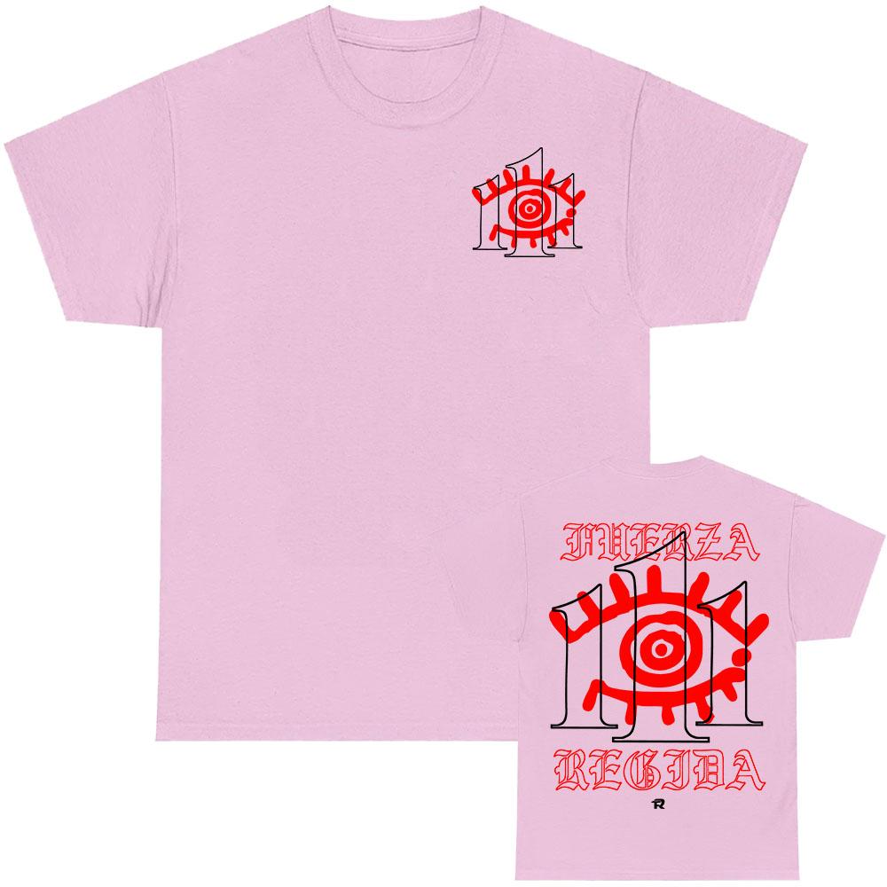 Фуэрса Регида 111XPANTIA 2025 Футболка Летняя С круглым вырезом Мужские футболки Хлопковые футболки Повседневная Унисекс Уличная одежда Хип-хоп Мужская Женская Одежда