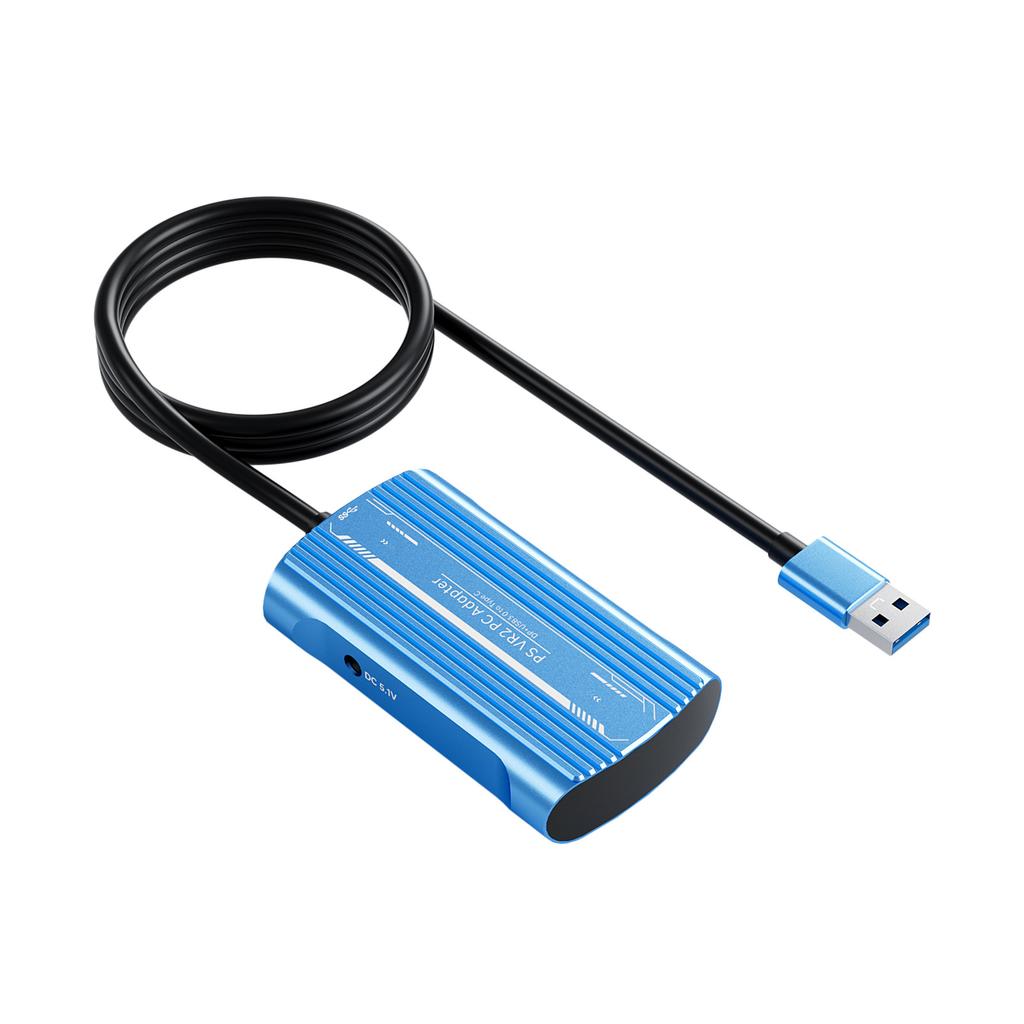 Адаптер для ПК, подходящий для PSVR2, с кабелем DisplayPort и адаптером питания, алюминиевый корпус