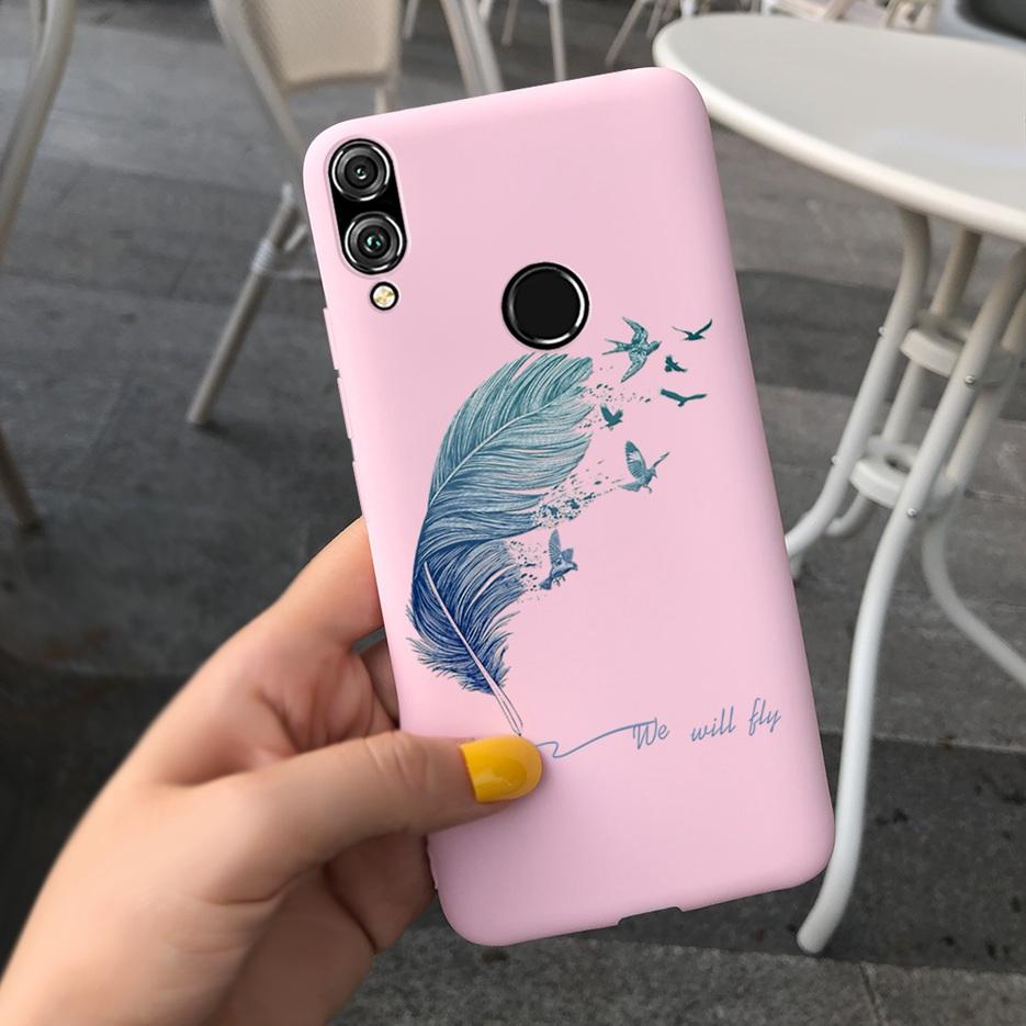 For Huawei Honor 8X Case JSN-L22 Cute Candy Painted Cover Soft Silicone Phone Case For Honor 8X 8 X Honor8X Back Cover TPU Funda