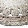 DECO Jute ROSACE Rug Diam 120 Cm - Natural