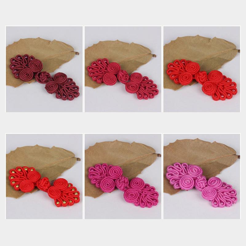 10 шт. нейлоновых пуговиц, китайские пуговицы с узлом, китайские пуговицы ручной работы для костюма «чонсам» в стиле Тан, застежки-узлы