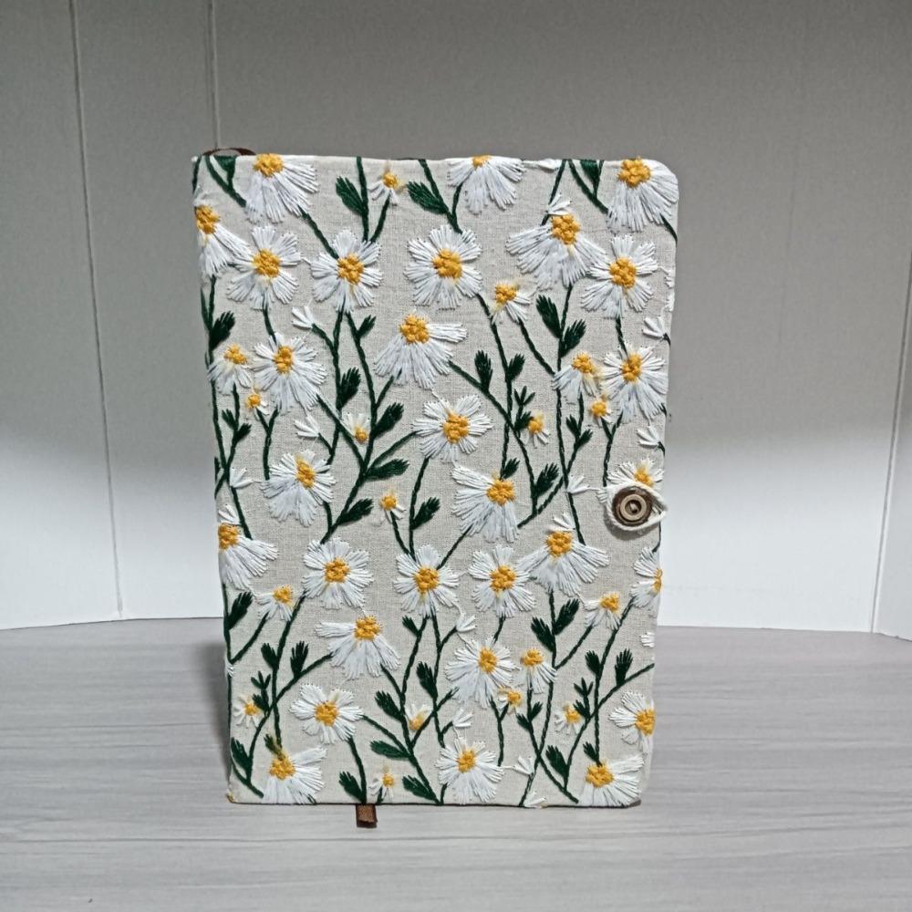 100 Sheets Cloth Notepad A5/A6 Diary Notebook High Quality Fabric Embroidery Notebook