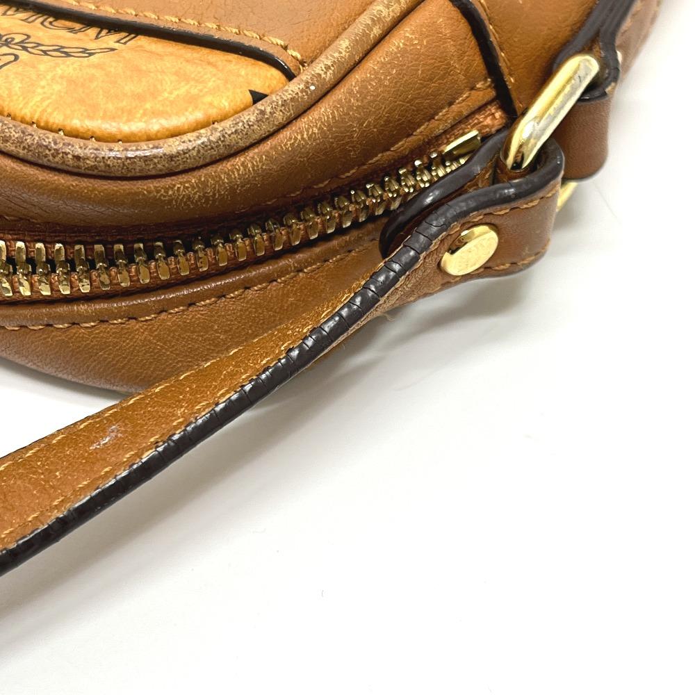 MCM MWR25VI20C0001 Vicetos Crossbody Bag Shoulder Bag Leather Brown/GoldHardware