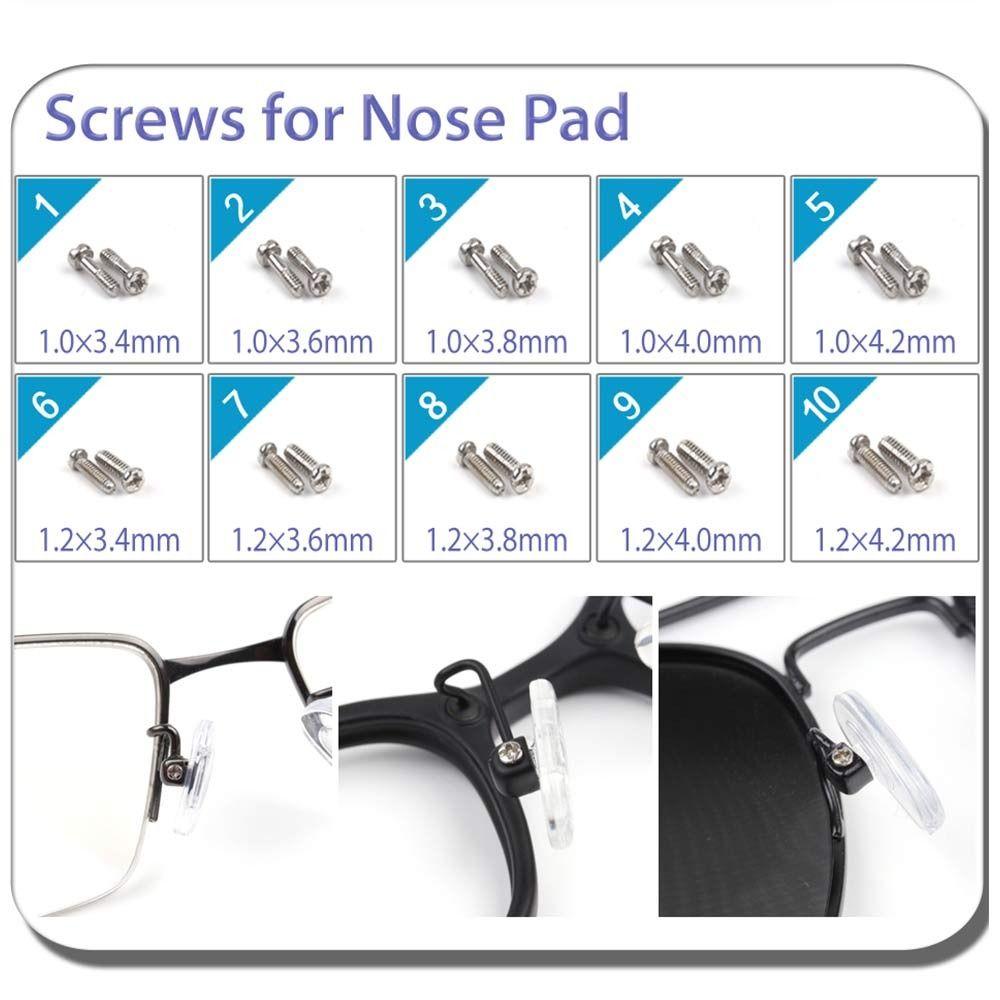 Assorted Screw Nut Glasses Repair Tools Hand Held Hand Tool Sets  Sunglasses Accessories
