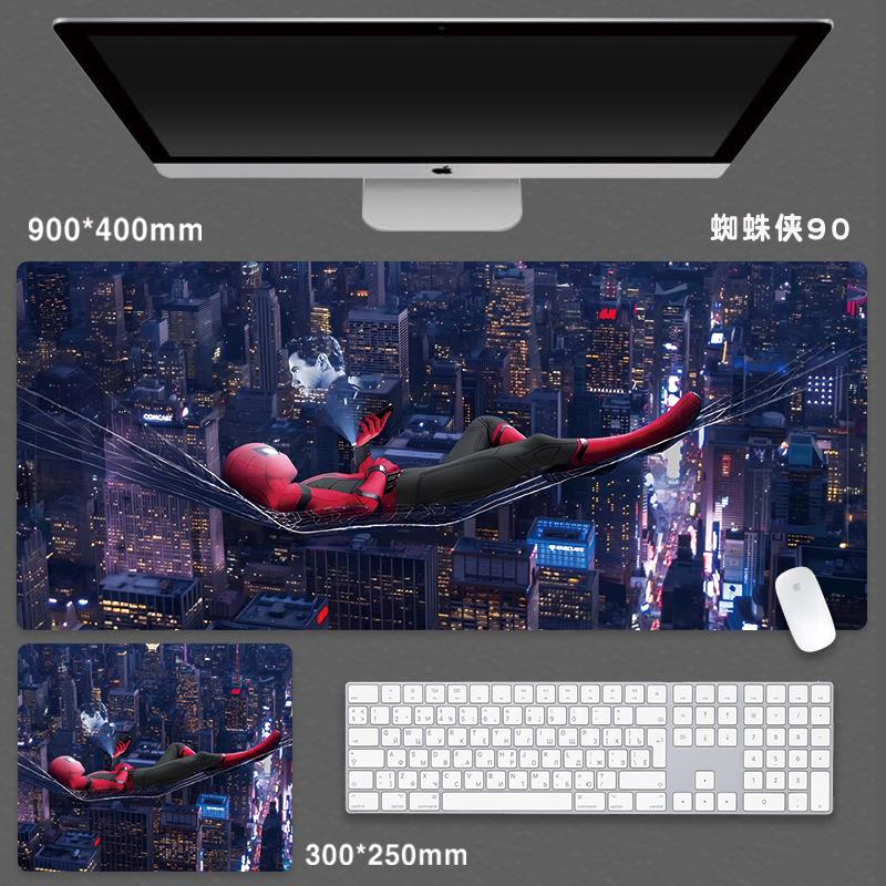 For Spider-Man Mouse Pad Extra Large Game Animation Computer Keyboard(80X40cm)