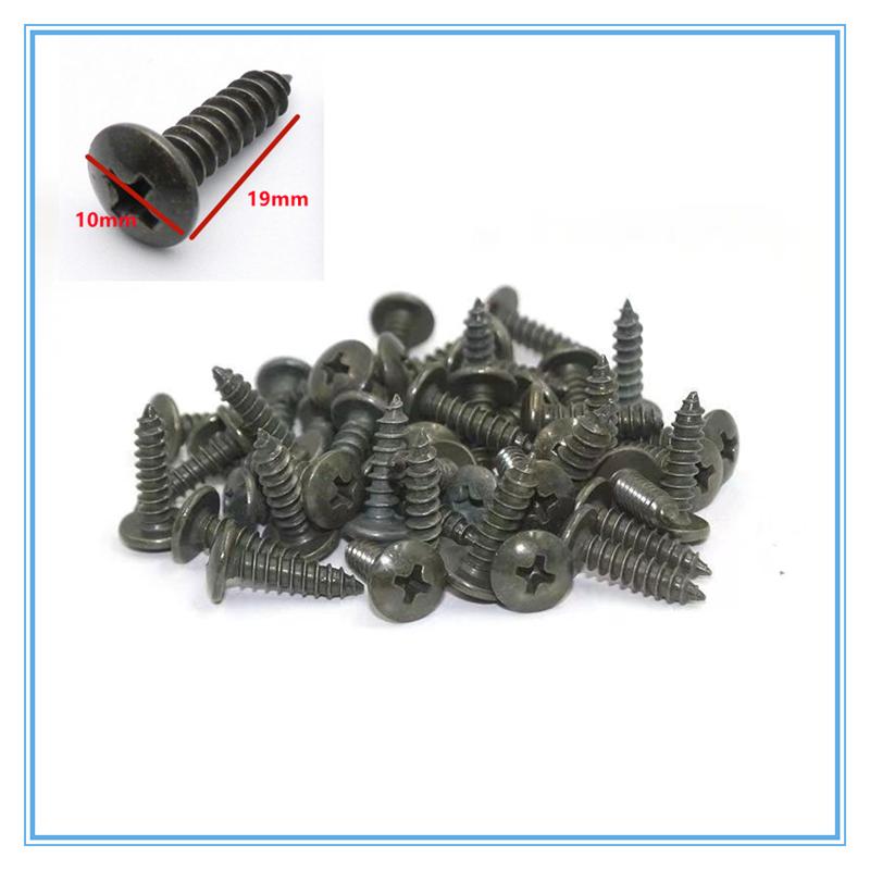 30 шт./компл. мотоцикл автомобиль скутер квадроцикл мопед электровелосипед пластиковый чехол металлический фиксатор M4 M5 саморезы и зажимы автомобиль