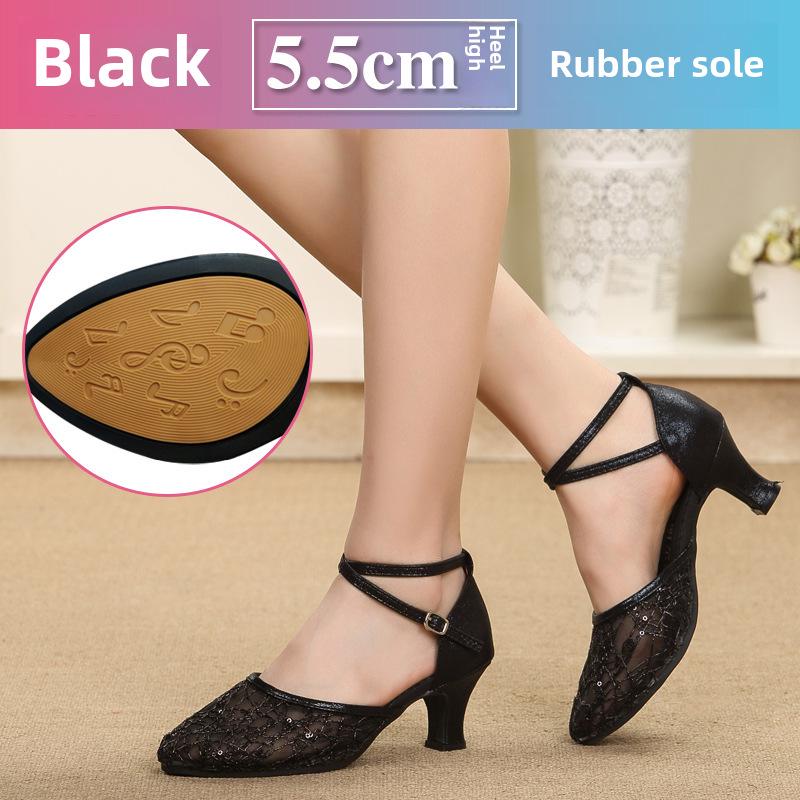 Новые женские сандалии для латиноамериканских танцев - обувь для взрослых для бальных и социальных танцев.