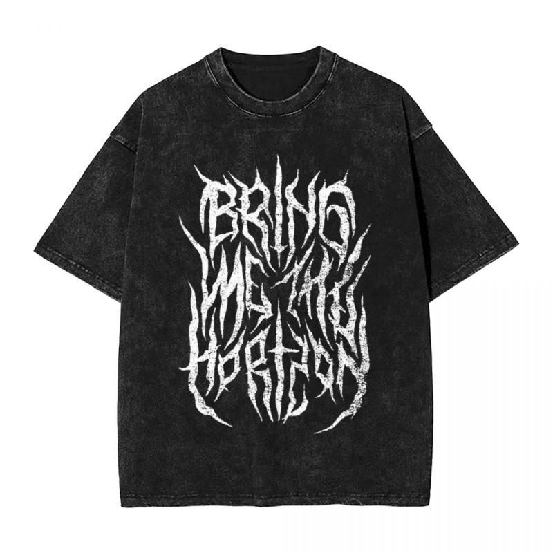 T Shirts Women Clothing BMTH Bring Me The Horizons Brutal Funny Logo T-Shirt Summer Vintage T Shirts Tops Cotton Trending Graphic
