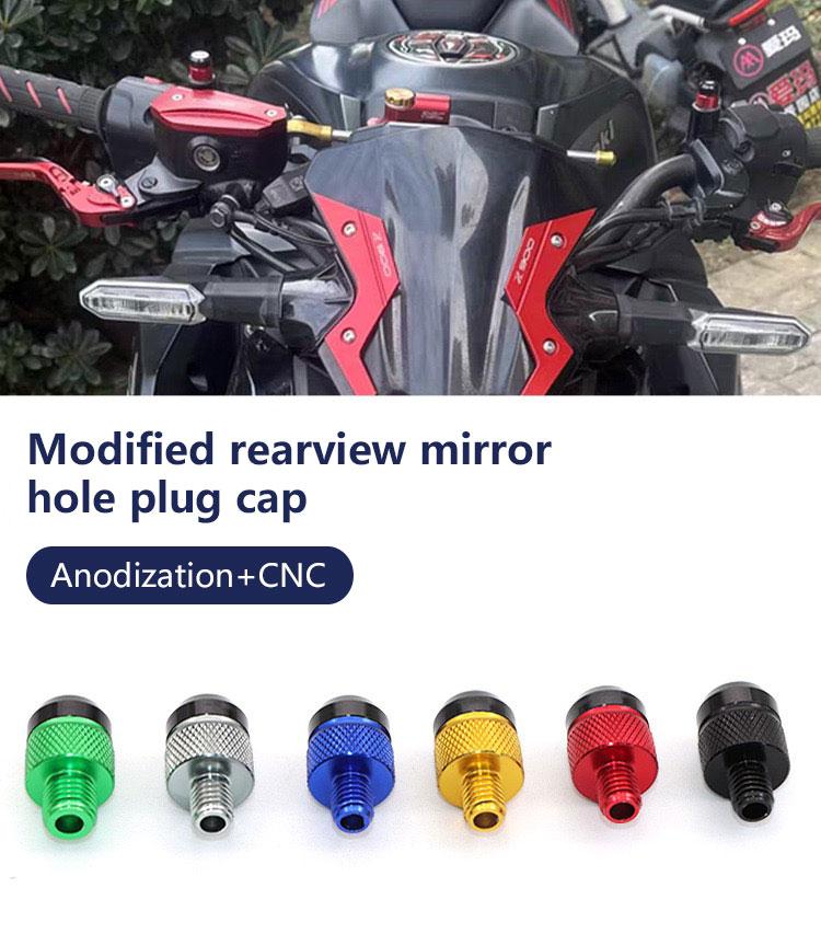 Motorcycle Mirror Hole Plug Screw Bolts For HONDA Hornet NT1100 CBR650R CBR400R CB500 Shadow PCX VFR750 XADV Forza 750 Monkey OJ6