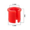 4pcs Lightweight Bicycle Valve Hole Adapter Plastic Reduce Casing Rim Rubber Plug  Road Bicycle