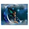 Diamond Embroidery Moon Fairy Full Round Diamond Painting Fantasy Diamond Mosaic Rhinestones