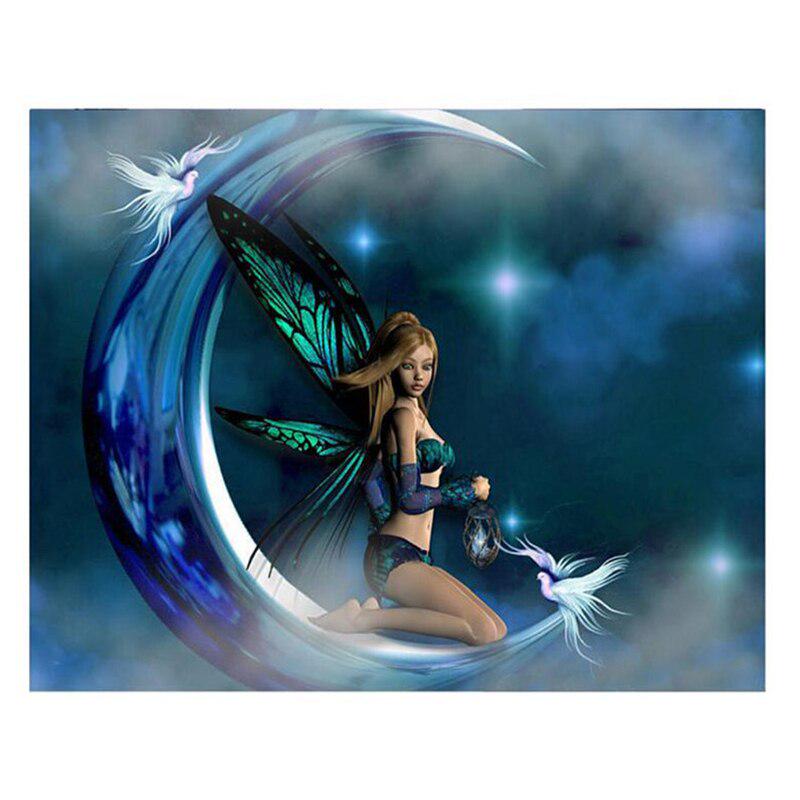 Diamond Embroidery Moon Fairy Full Round Diamond Painting Fantasy Diamond Mosaic Rhinestones