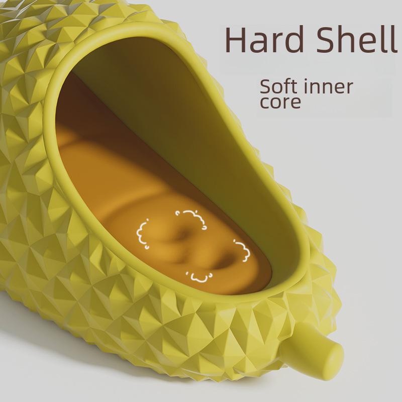 Забавные летние тапочки из дуриана для пар - Тапочки из ЭВА на толстой подошве для мужчин и женщин