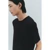 H M sliM FiT Ribbed T sHirT Black