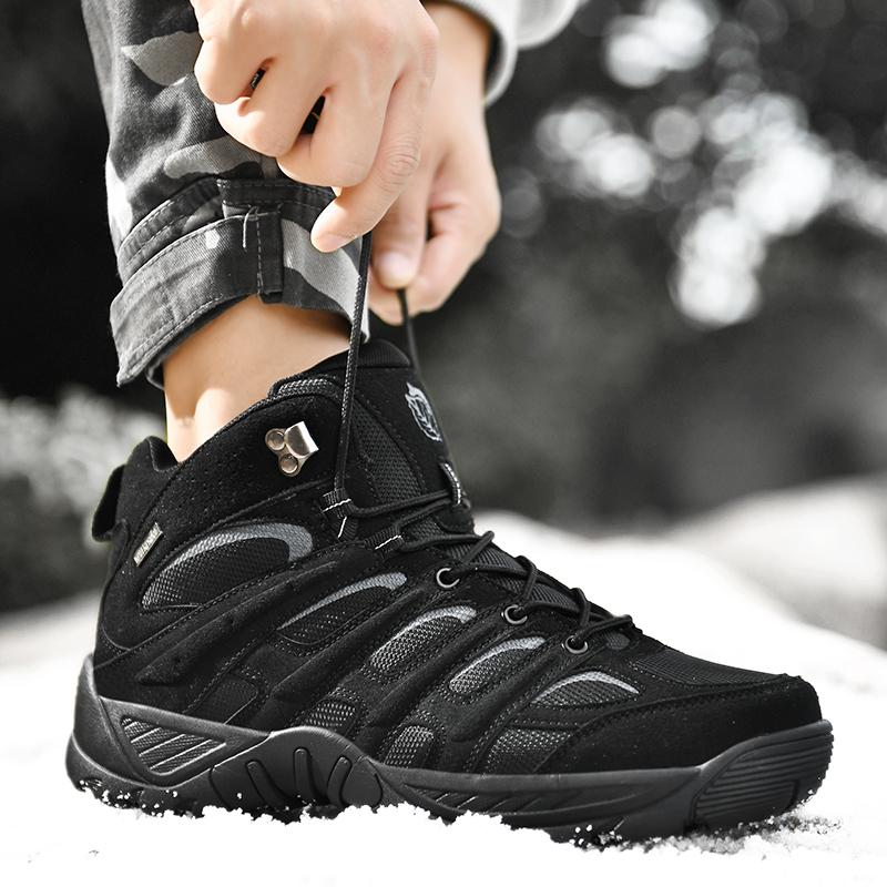 Мужские тактические военные рабочие ботинки, дышащие походные армейские ботинки, легкие мотоциклетные боевые ботинки, ботинки для пустыни