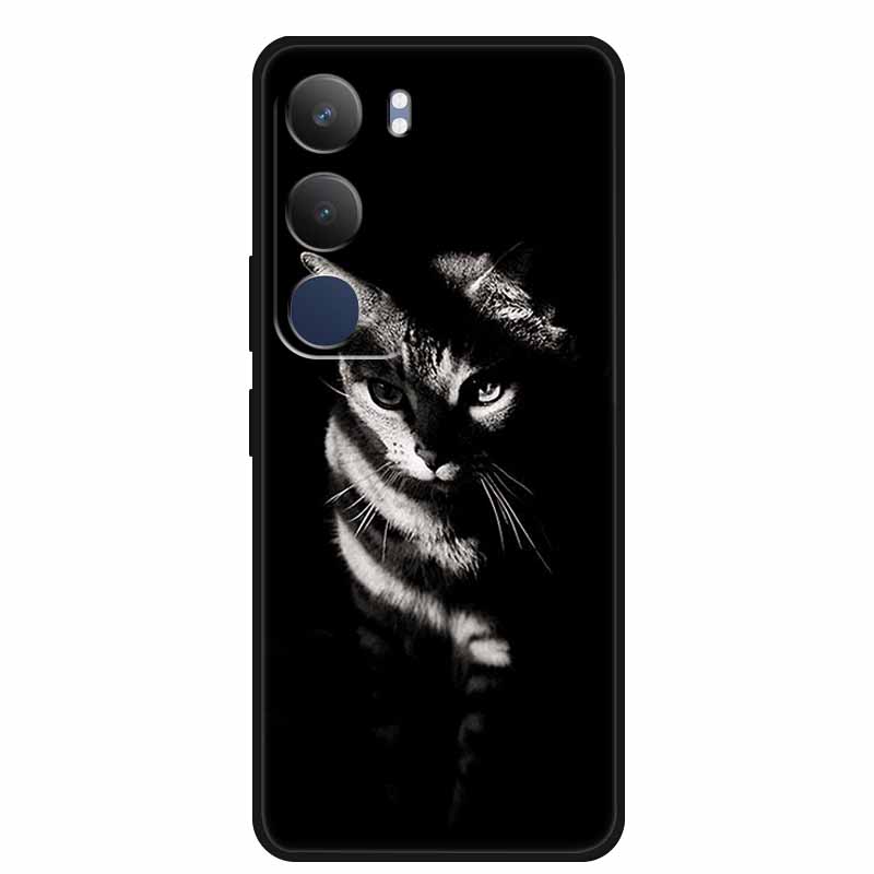Чехол для Vivo Y19s 4G Y 19s 6.68" Мягкий силиконовый ТПУ чехол для телефона для Vivo Y19s Pro 4G Мультяшное животное Ударопрочный чехол Y19 s Pro 4G