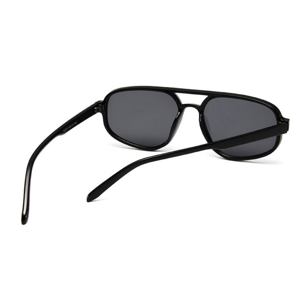 Wide Legs Double Beam Sun Glasses Big Frame Retro Trend Eyewear  Outdoor