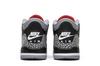 Детские кроссовки Jordan 3 Retro Black Cement (2018) (GS) Черный/Огненно-красный-Цементный Серо-Белый