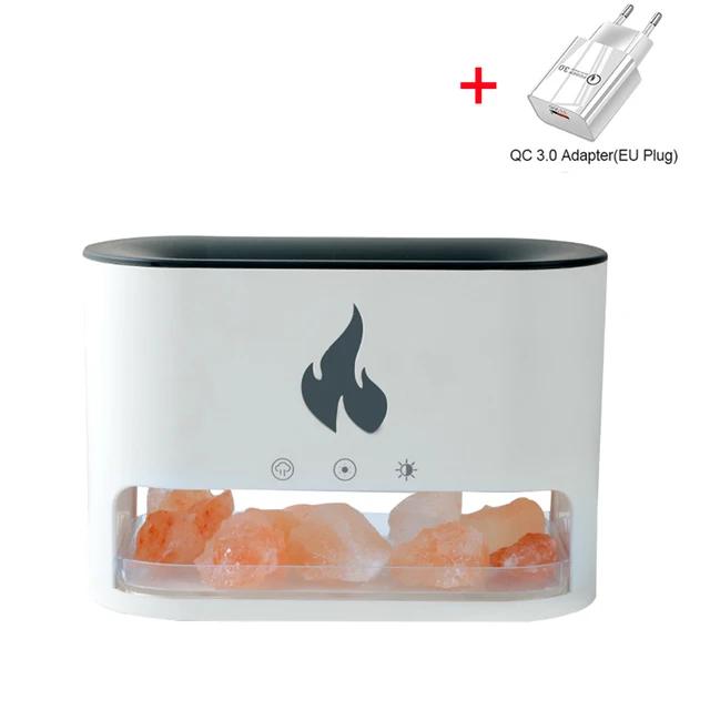 НОВЫЙ увлажнитель воздуха Flame Air, диффузор эфирных масел, ароматерапевтический туманообразователь USB, настольный светодиодный увлажнитель Fire Flame для офиса 2025
