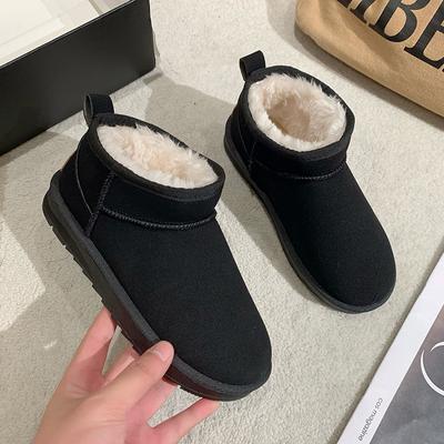 Новые классические утолщенные пушистые женские зимние ботинки, удобные теплые ботильоны, женская зимняя обувь, массивные ботинки Zapatos Mujer