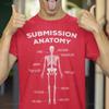 Смешная футболка с принтом BJJ Submission Anatomy, одежда для джиу-джитсу, ММА, боев, подарки BJJ, футболка для боевых искусств, женская, мужская, высококачественный хлопок