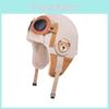 Children Winter Flight Cap With Fleece Lining And Goggles For Outdoor Play