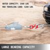 Wire Rope Puller 1.6T/3500lbs Capacity Hand Winch Rope 66ft Grip Puller Manual Wire Rope Puller Heavy Duty Wire Rope Grip Puller Hoist Pulling Towing