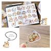 45 Pieces/ Boxed Stickers Account Album Decoration Stickers Seal Stickers Diy Stickers