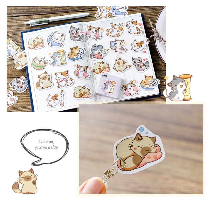 45 Pieces/ Boxed Stickers Account Album Decoration Stickers Seal Stickers Diy Stickers