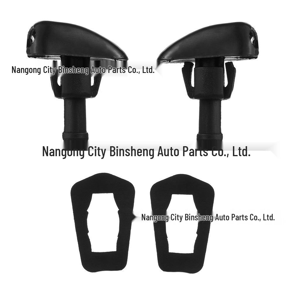 Fan-Shaped Mist Spray Nozzle for Pickup Truck Windshield and Hood Cleaning