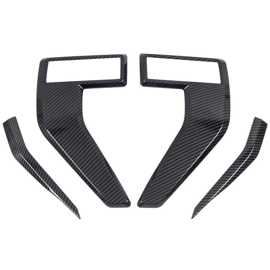 Накладки на эмблемы боковых крыльев под карбон для Ford F150 F-150 2021 2022