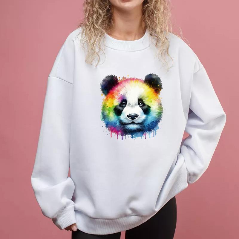 Heat Transfer Printing Watercolor Animals Set T-Shirt Clothes Stickers Heat Press Appliqued Diy Clothing Patches Easy To Cut