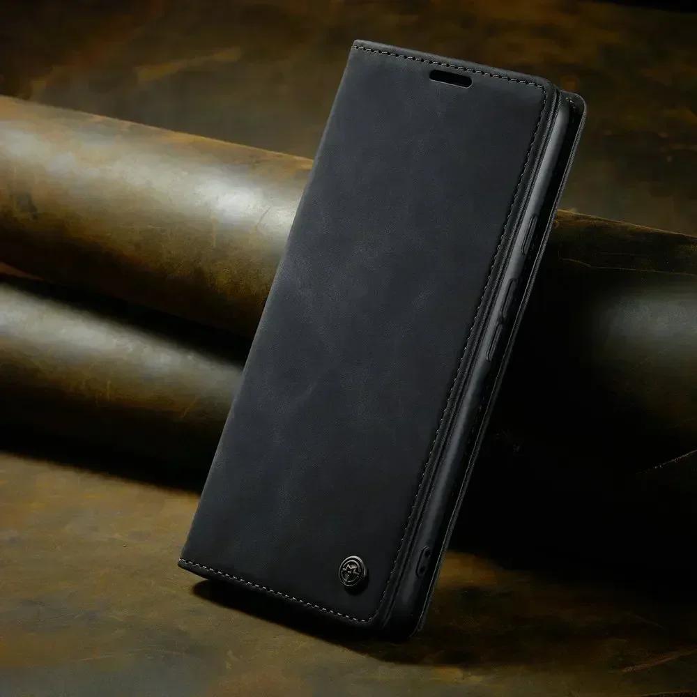 Кожаный Магнитный Чехол-Кошелек для Xiaomi 15T 14T 13T Pro 5G Роскошный Чехол-Книжка для Телефона Redmi Note 13 Pro Plus Poco X7 F7 M7 14 T