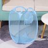 Home Mesh Foldable Laundry Bag Laundry Basket Dirty Sorting Basket Kids Toys Sundries