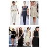 Women Gold Silver Mirror Waistband Fashion Dress Bling Waistband New Metal Designer Belt