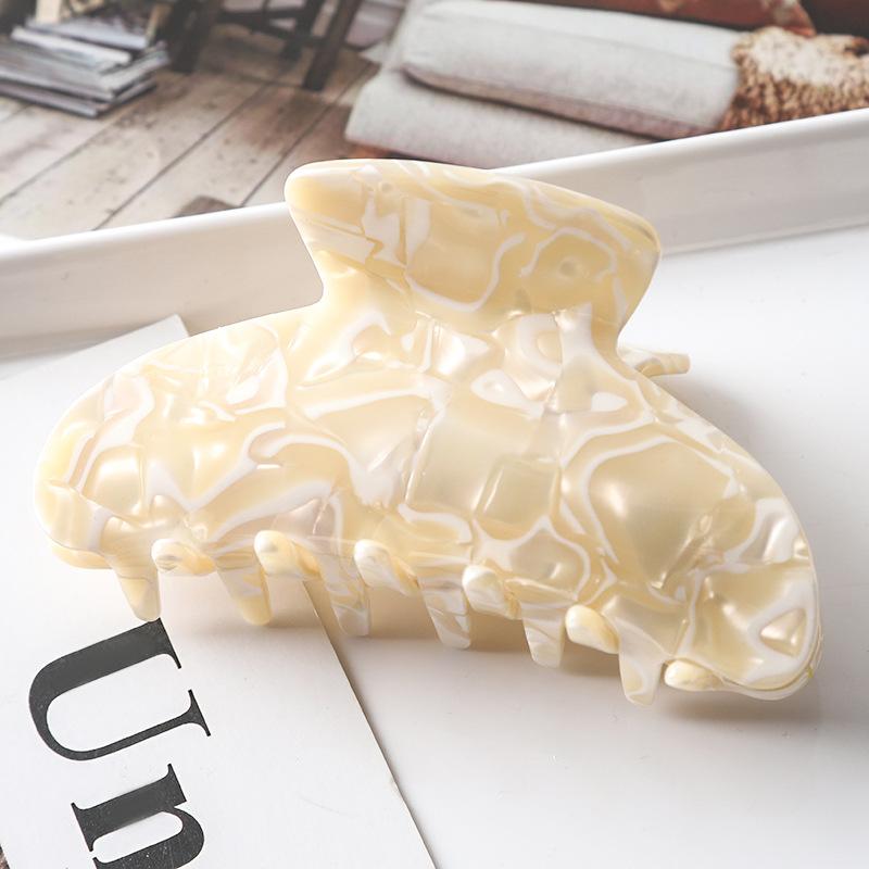 Large Acetate Acrylic Hair Claws Leopard Print Hairpins Hair Clip Women Geometric Hair Clamp Crab for Girl Hair Accessories Headdress