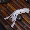 4pcs Soft Rubber Squid Glow Fishing Lure Bionic Sea Fishing Squid Bait  Sea Fishing Accessories