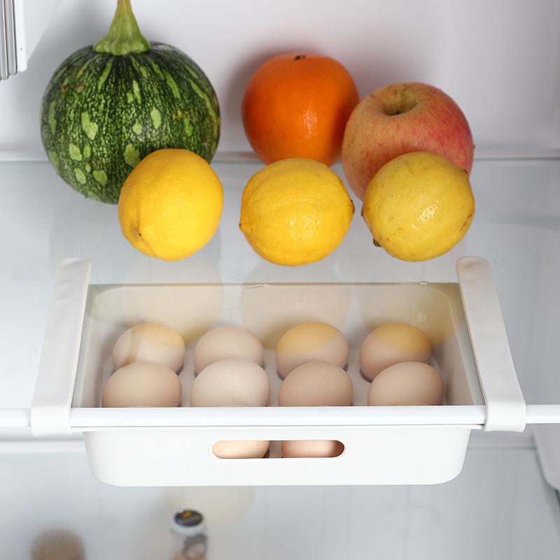 Refrigerator Drawer Type Egg Fruit Storage Box Kitchen Accessories Organizer Shelf Fridge Storage Shelf