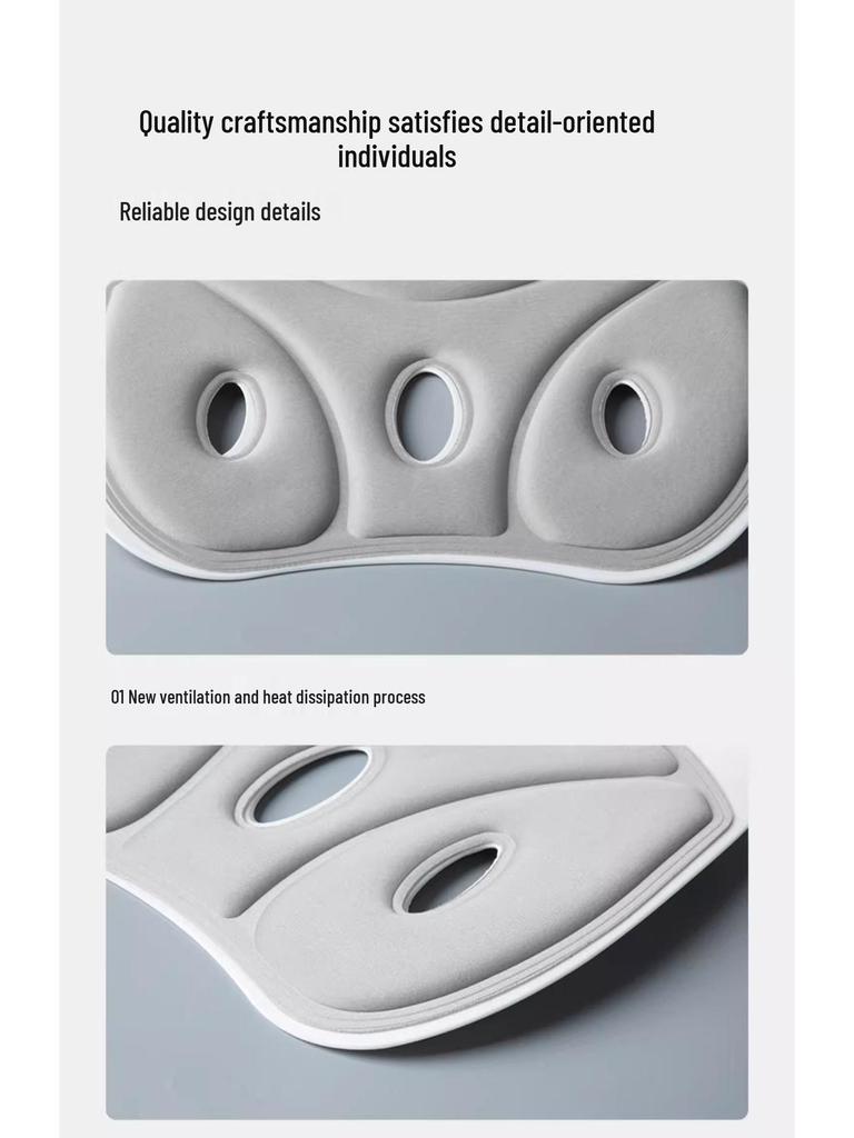 Эргономичная подушка для поддержки поясницы и бедер для офисного кресла – способствует правильной осанке и комфорту