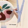 Embroidery Kit Punch Needle Stitching Tool Embroidery Needle Pen Weaving Tool Knitting Sewing Tools for DIY Carpet Hook