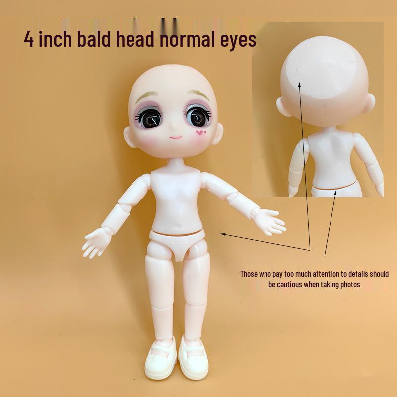 13 см BJD кукла-манекен для переодевания с подвижными кистями 9.5 см и макияжем, включает аксессуары принцессы