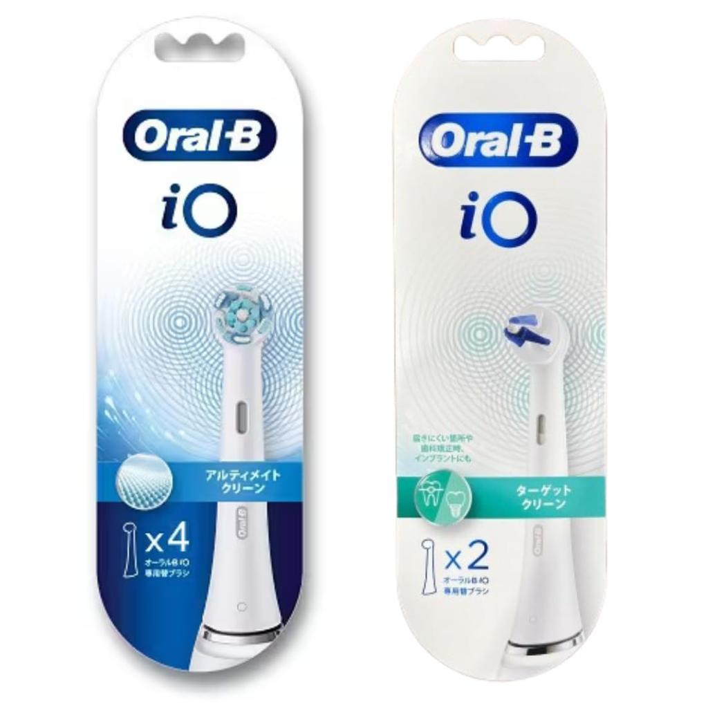 Oral B iO Replacement Brush Set of 1 (iORBCW-4EL, RBTG-2, Each)