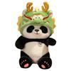 PP Cotton Transform Dragon Panda Doll Fluffy Cosplay Panda Dragon Stuffed Toy  Children Girl