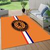 Rangers FC Flannel Pattern Square Carpet,Area Rug,Carpet Rug for Living Room Bedroom Sofa Playroom Decor,Non-slip Floor Mat