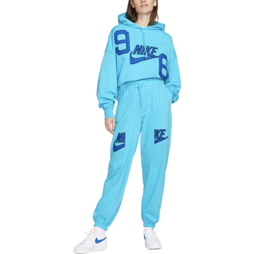Nike Спортивные брюки женские светло-голубые умеренные DV8089-416