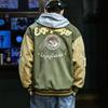 New Baseball Jacket Men Fashion Embroidered Jackets Coats High Street Outwear Man Bomber Jacket Hip Hop Clothing Top