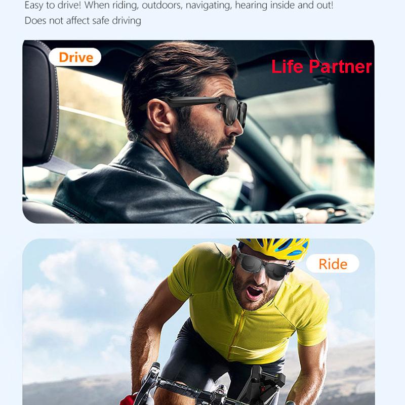 Bluetooth аудио очки, высококачественные динамики, наушники, модные солнцезащитные очки, HD линзы, защита от UVA/UVB/UV, музыка, умные очки
