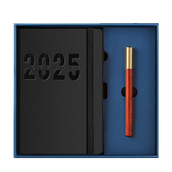 Планировщик расписания на 2025 год. Организация на месяц и неделю. Записная книжка с эластичной веревкой. Обложка из искусственной кожи. Планировщик.