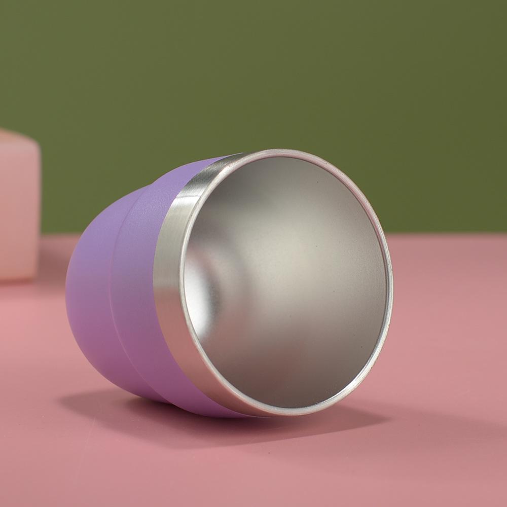 Мини-термос Rambler 4 унции для трансграничной торговли: Двухслойная вакуумная кофейная кружка из нержавеющей стали 304, для горячих и холодных напитков