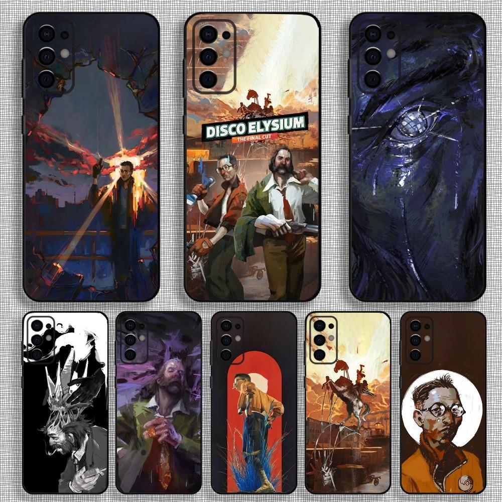 Чехол для телефона Disco E-Elysium для Samsung S24, S21, S22, S23, S30, Ultra, S20, Plus, Fe, Lite, Note, 10, 9, 5G Черный Мягкий Чехол